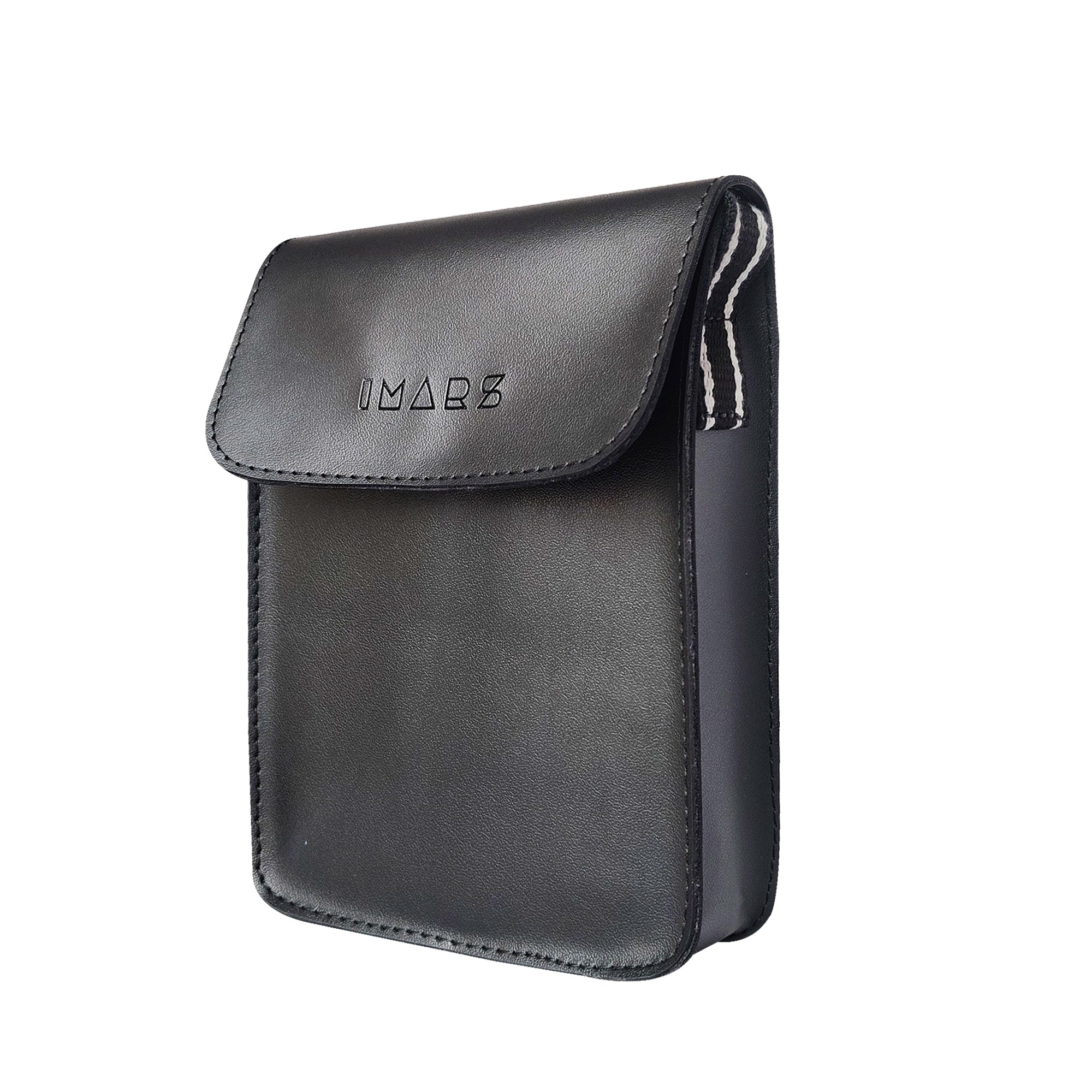 Structured Mobile Pouch Black For Women & Girls (Mobile Bag) Made With Faux Leather