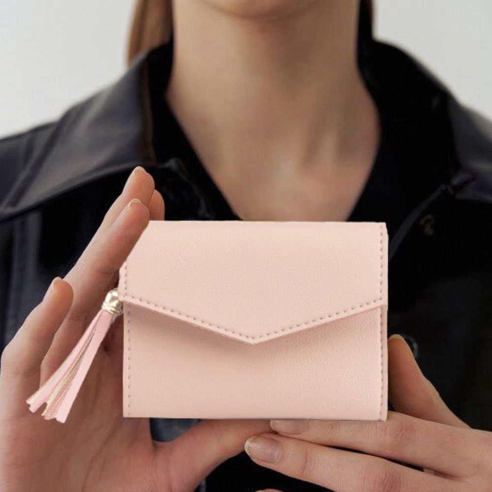 Trendy Light Pink Wallet Perfect For Women & Girls