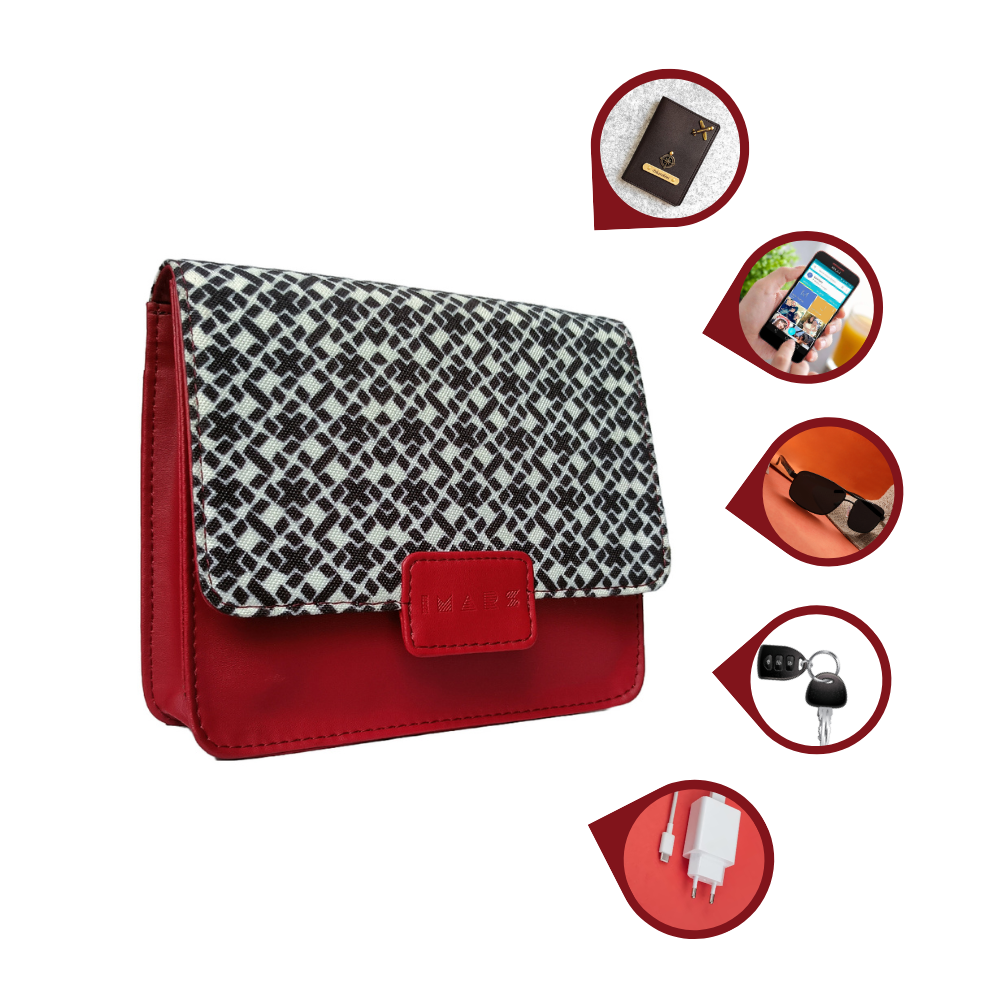 Trendy Red Crossbody Perfect For Women & Girls